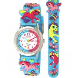 Wholesale Ravel Girls Cartoon Silicone Strap Watch - Pony