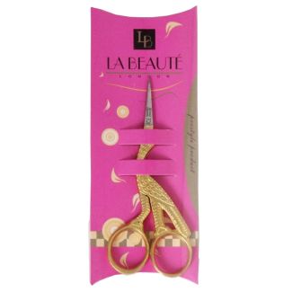 Wholesale ICE Tempered Stainless Stork Scissors - Half Gold 