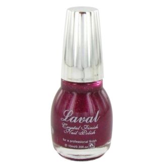Wholesale Laval Crystal Finish Nail Polish - Damson Crush