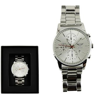 Wholesale Men's NY London Round Metal Bracelet Watch - PNP 