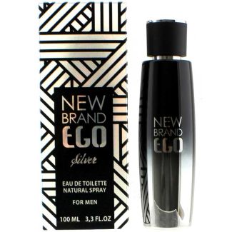 New Brand Men's Perfume Eau De Toilette - Ego Silver (100ml)