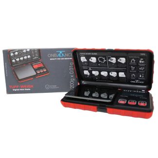 Wholesale On Balance Tuff-Weigh Digital Mini Scale - Red (200g x 0.01g)