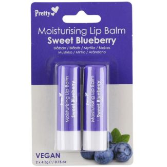 Wholesale Pretty Moisturising Lip Balm - Sweet Blueberry 