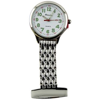 Wholesale Ravel Fob Watch - Silver/White/Green