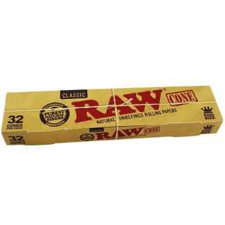RAW King Size Classic Cones 32 Pack