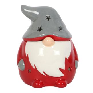 Wholesale Red & Grey Gonk Oil Burner - 13cm 