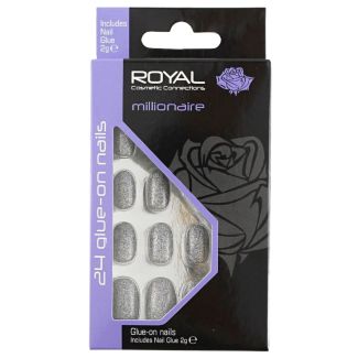 Wholesale Royal Cosmetics 24 Glue-On Nail Tips - Millionaire 