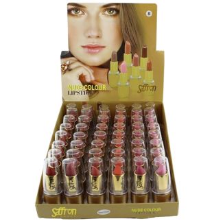 Wholesale Saffron Lipsticks - Nude Matte Finish (Tray B)