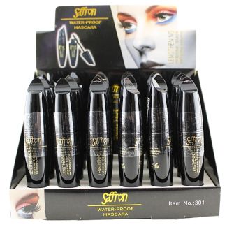 Wholesale Saffron Waterproof Lengthening Intense Black Mascara 