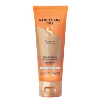 Wholesale Sanctuary Spa Antibacterial Shea Butter & Aloe Hand Cream 75ml 