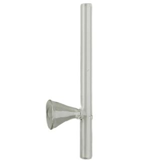 Wholesale Slim Shotgun Glass Pipe - Clear 