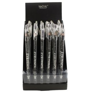 Wholesale Technic Eyeliner Pencil With Smudger & Sharpener - Black