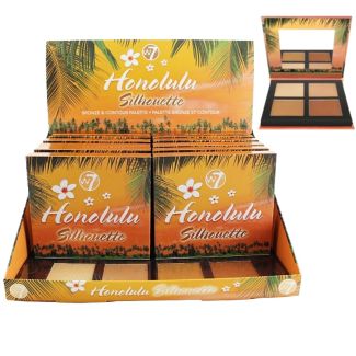 W7 Honolulu Shimmer Glow Bronzing Powder 