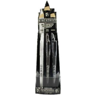Wholesale W7 King Kohl 2 Eyeliner Pencils - Assorted 