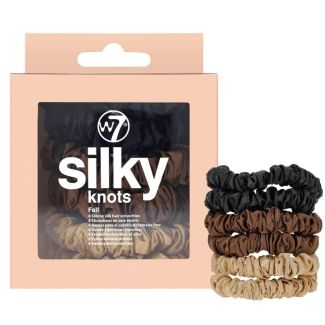 Wholesale W7 Skinny Silky Knots Hair Scrunchies 6 Pcs - Fall 
