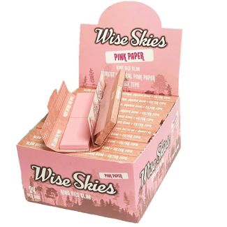 Wholesale Wise Skies King Size Slim Pink Paper And Tips