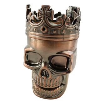Wholesale 3-Part Skull Design Metal Handmuller - Assorted