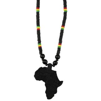 Wholesale African Continent Necklace - Black