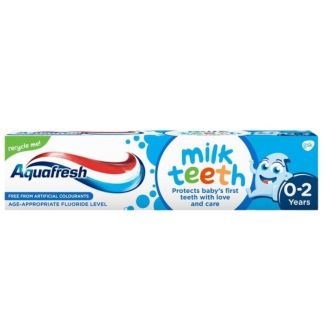 Wholesale Aquafresh Milk Teeth Baby Toothpaste (0-2years) 50ml 
