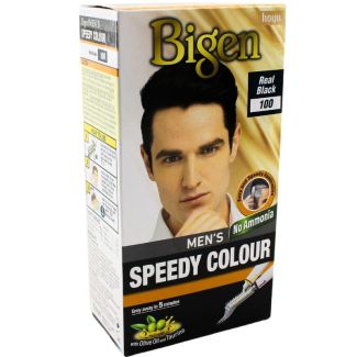 Wholesale Bigen Men's Speedy Hair Colour - Real Black (100) 
