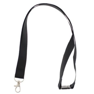 Wholesale Black Lanyard With Lobster Claw Closure