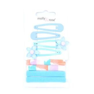 8pcs Sleepies And Hair Elastics Set - Assorted