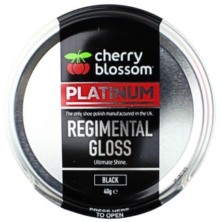 Wholesale Cherry Blossom Shoe Polish 40g - Gloss Black