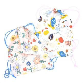 Wholesale Children's Assorted Print Drawstring Bag 35x25cm