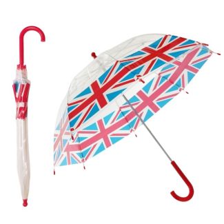Wholesale Children's Union Jack Border Print Umbrellas 
