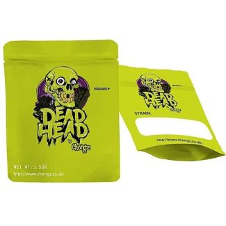 Wholesale Chongz Grip Seal Mylar Bag - Dead Head (125mm x 100mm)