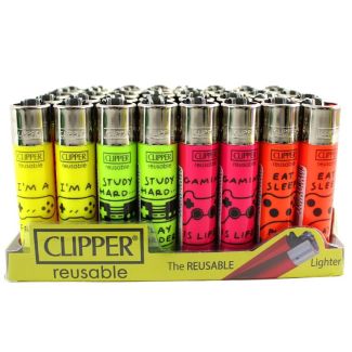 Wholesale Clipper Lighters "Gaming Life" Design - Assorted 