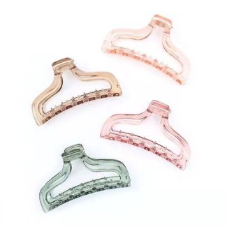 Wholesale Coloured Transparent Clamp 9.5cm