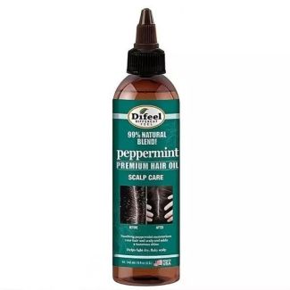 Wholesale Difeel Premium Hair Oil - Peppermint 8oz (240ml)
