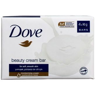 Dove 3 in 1 Beauty Cream Bar (4pcsx90g) 