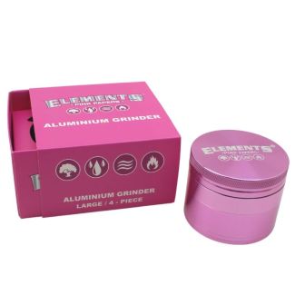 Wholesale Elements Large 4-Part Metal Handmuller - Pink 