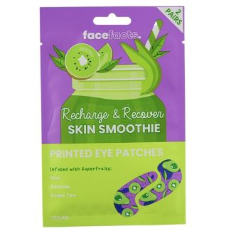 Wholesale Face Facts Recharge & Recover Skin Smoothie Printed Eye Patches 