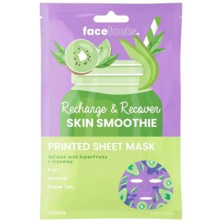Wholesale Face Facts Recharge & Recover Skin Smoothie Printed Sheet Mask 