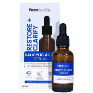 Wholesale Face Facts Restore + Clarify Salicylic Acid Serum 30ml