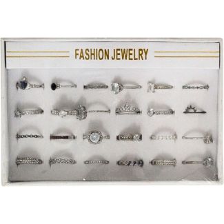 Wholesale Fashion Jewellery Rings - Silver