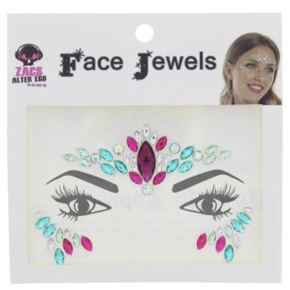 Wholesale  Festival Face Jewels - Multicolour