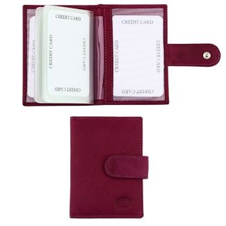 Wholesale Florentino Genuine Leather Credit Card Holder - Pink