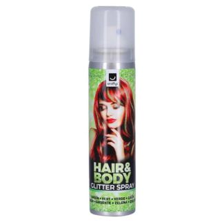 Wholesale Hair & Body Glitter Spray - Green