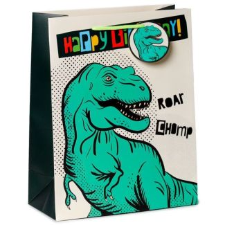 Wholesale Happy Birthday Dinosauria Gift Bag - Large
