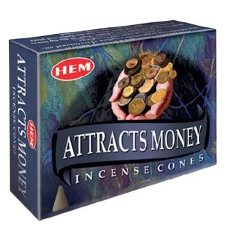 Wholesale Hem Incense Cones - Attracts Money 