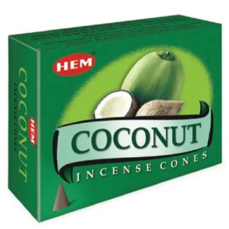 Wholesale Hem Incense Cones - Coconut 