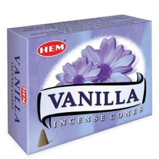 Wholesale Hem Incense Cones - Vanilla 