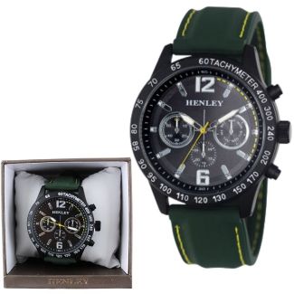 Wholesale Henley Men's Large Sports Silicone Watch 