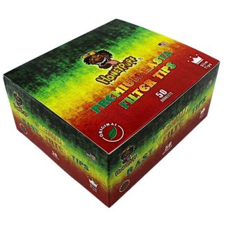 Wholesale Honey Puff Premium Rasta Tips - 50 Booklets