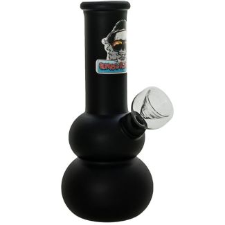 Wholesale Hunter S.Bongson “Double Dip” Glass Waterpipe - Asst. Colours (5 Inch)