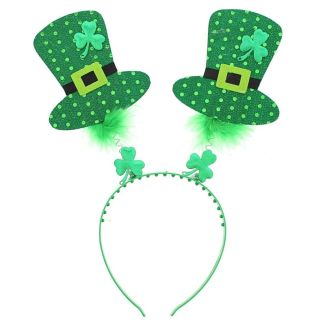 Wholesale Irish Hat with Clover Leaf Head Bopper